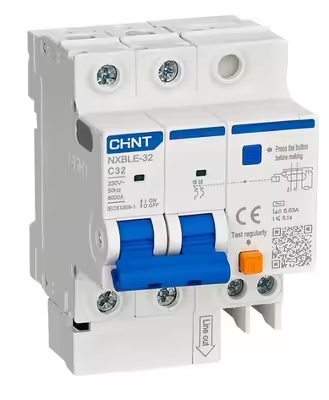 Chint RCBO 2P 1P and 1N 16A to 63A